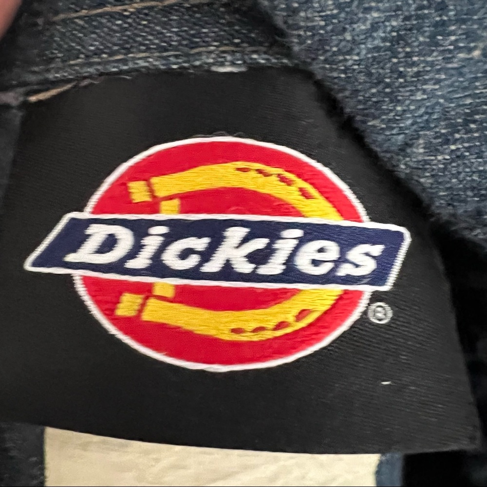 Dickies Dirty Denim Long Sleeve Button Down Work Shirt SIze XL - Picture 14 of 16